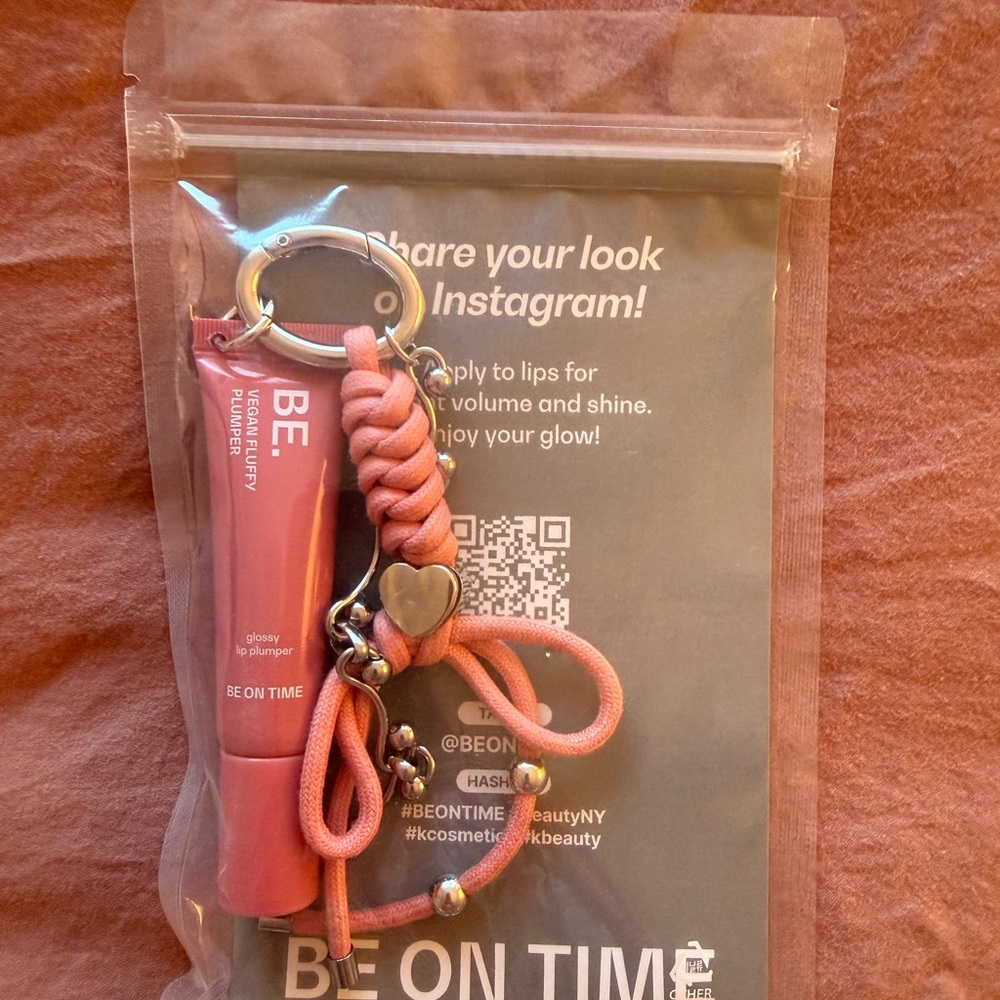 Pink Lip Plumper with Keychain